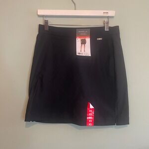 NWT Rafaella Womens Career Office Professional Stretch Work Mini Skort Black XS